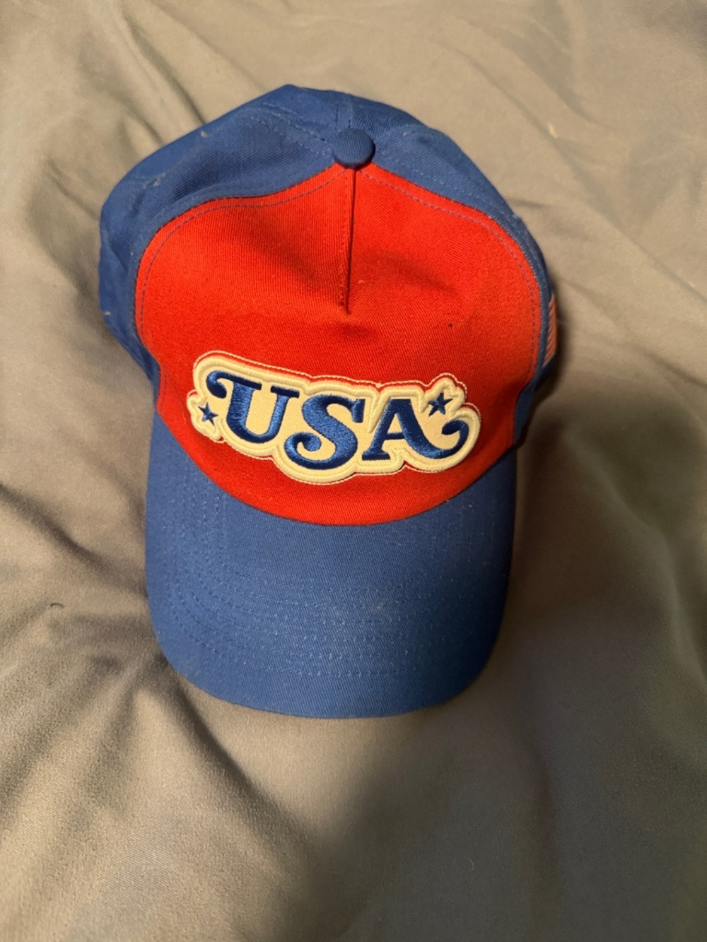 Tipsy Elves Red and Blue USA Patch Baseball Cap
